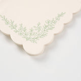 Floral Elegance Sage Guest Towels