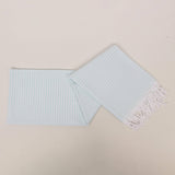Striped Colorful Turkish Cotton Peshtemal Towel: Mint / Beach Towel
