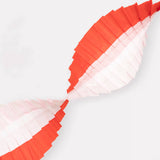 Pink & Red Stitched Streamer