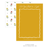 Bishop Engraved Medium Holiday Card