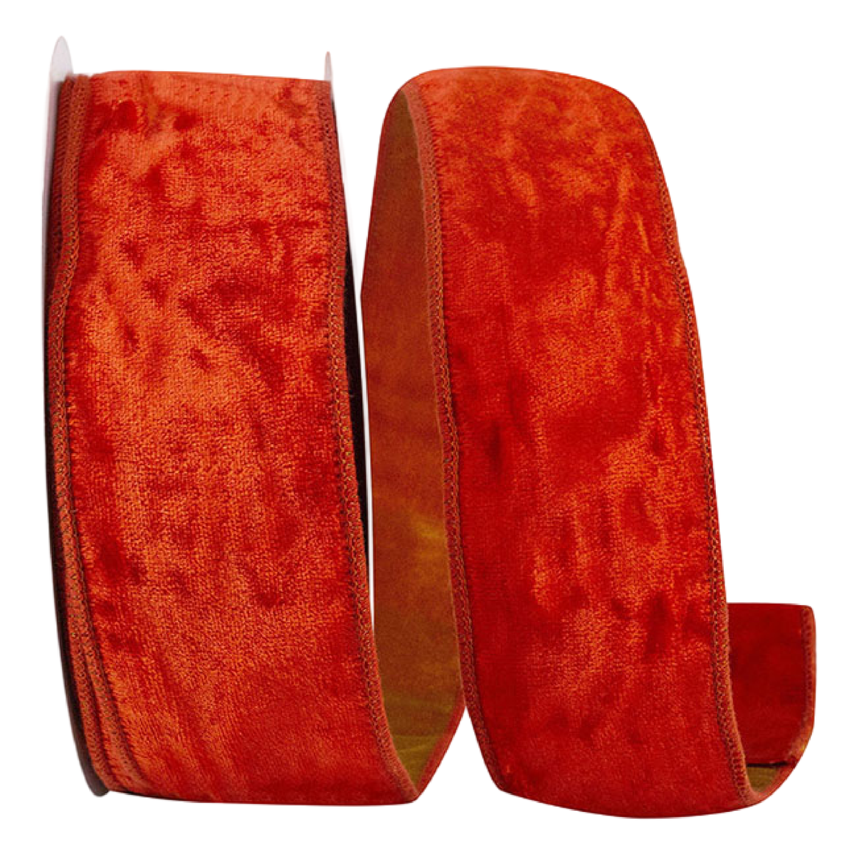 Coral Luxe Plush Velvet Ribbon, 2.5"