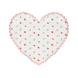 Vintage Rose Heart Plates