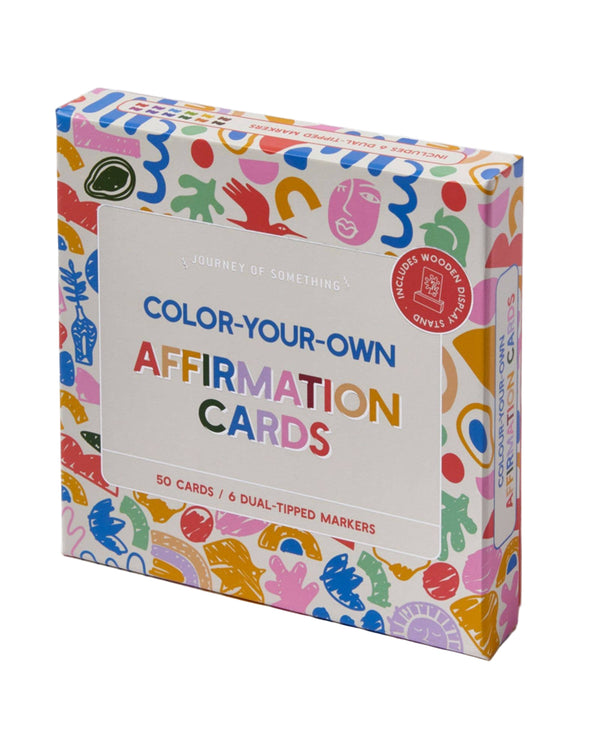 Color Your Own Affirmation Cards