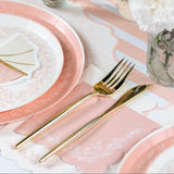 Floral Elegance Pink Guest Towels
