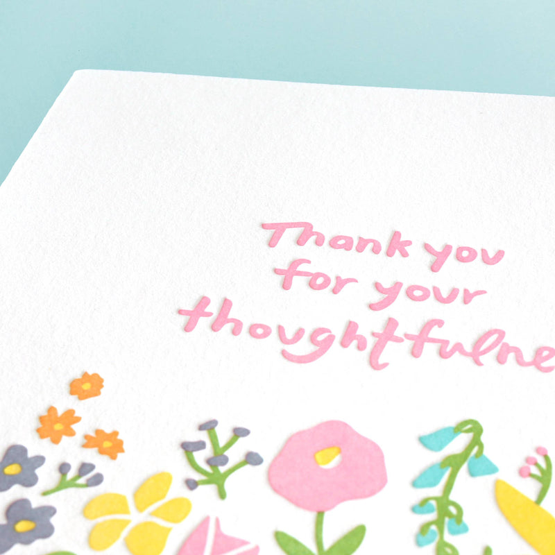 Thoughtfulness Letterpress Greeting Card