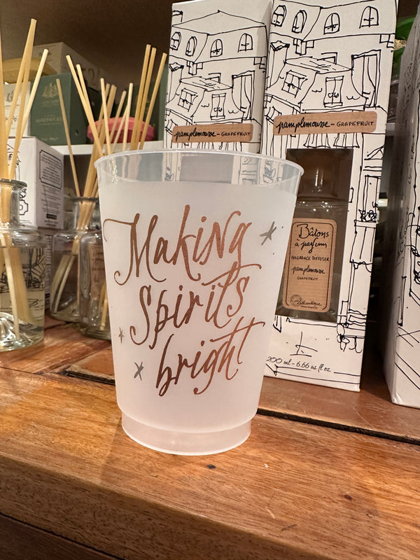 Making Spirits Bright Metallic 16 oz cups