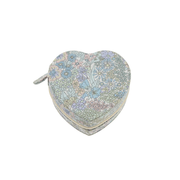 Liberty Heart Travel Jewelry Case, Margaret Annie Pastel