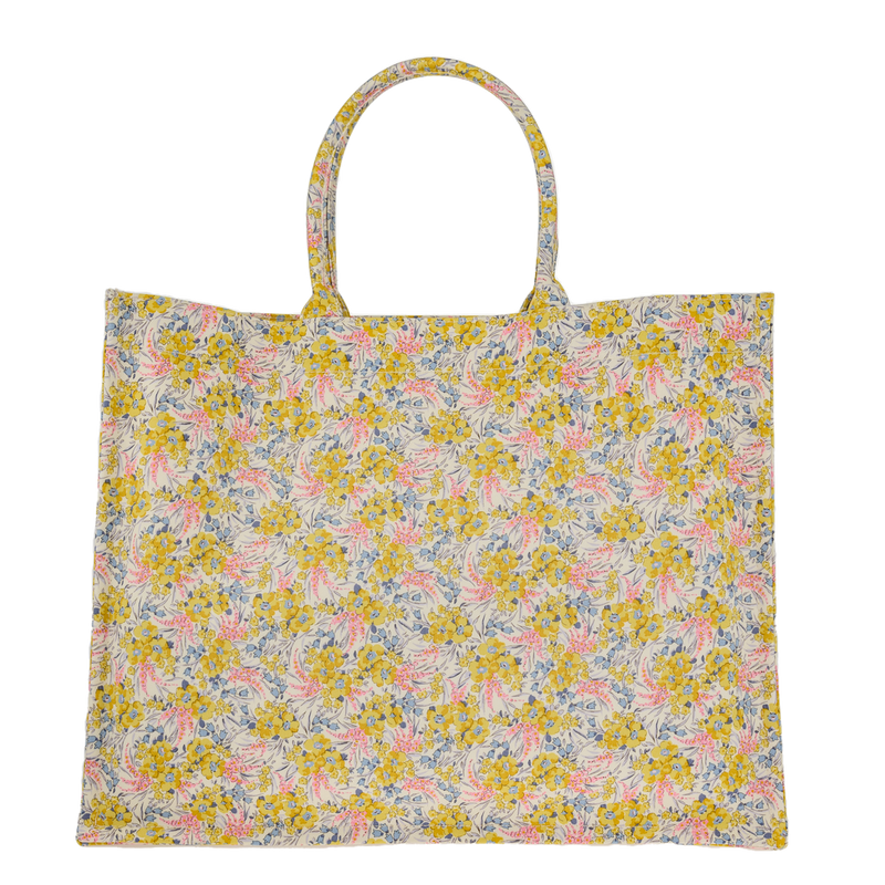 Liberty Book Tote, Swirling Petals