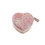 Liberty Heart Travel Jewelry Case, Strawberry Pink