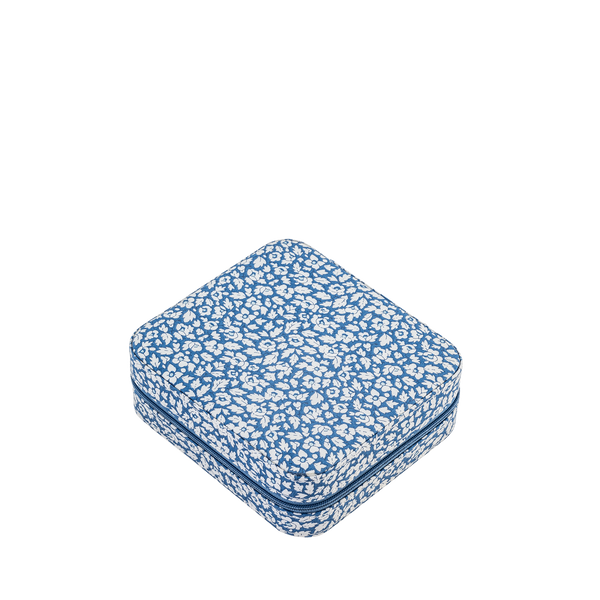 Liberty Travel Jewelry Box, Feather Blue