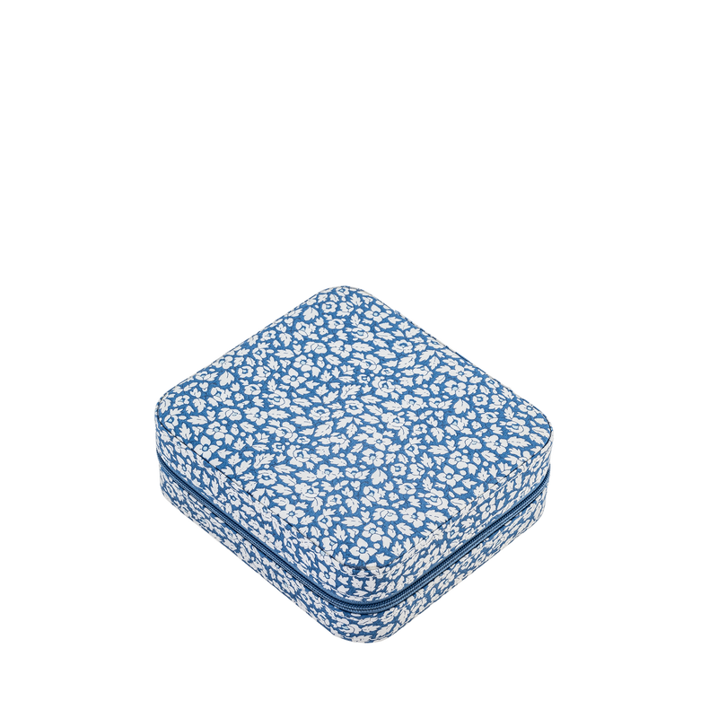 Liberty Travel Jewelry Box, Feather Blue