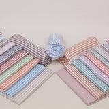 Striped Colorful Turkish Cotton Peshtemal Towel: Dark Navy Blue / Beach Towel