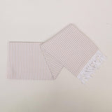 Striped Colorful Turkish Cotton Peshtemal Towel: Dark Navy Blue / Beach Towel