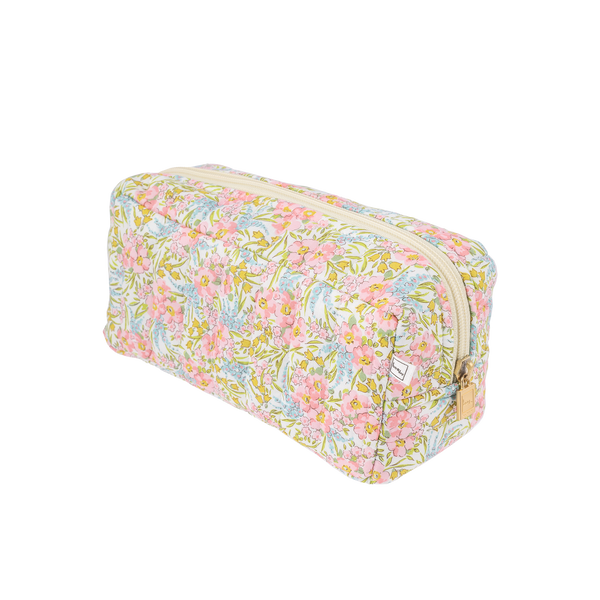 Liberty XS Square Pouch, Swirling Petals Pink