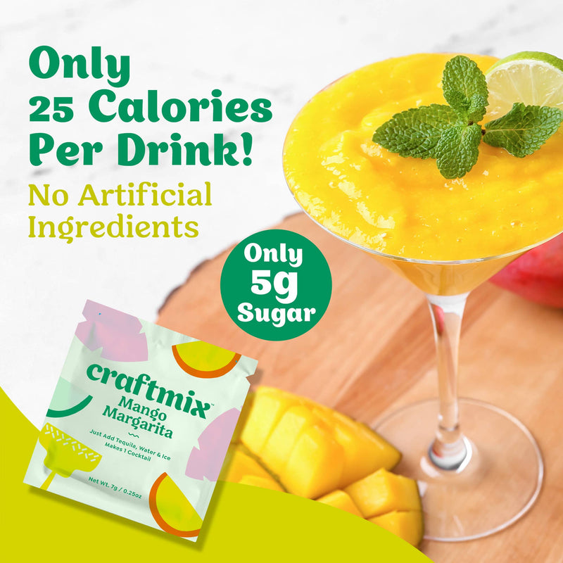 Mango Margarita Cocktail Mixer - 12 Servings Multipack