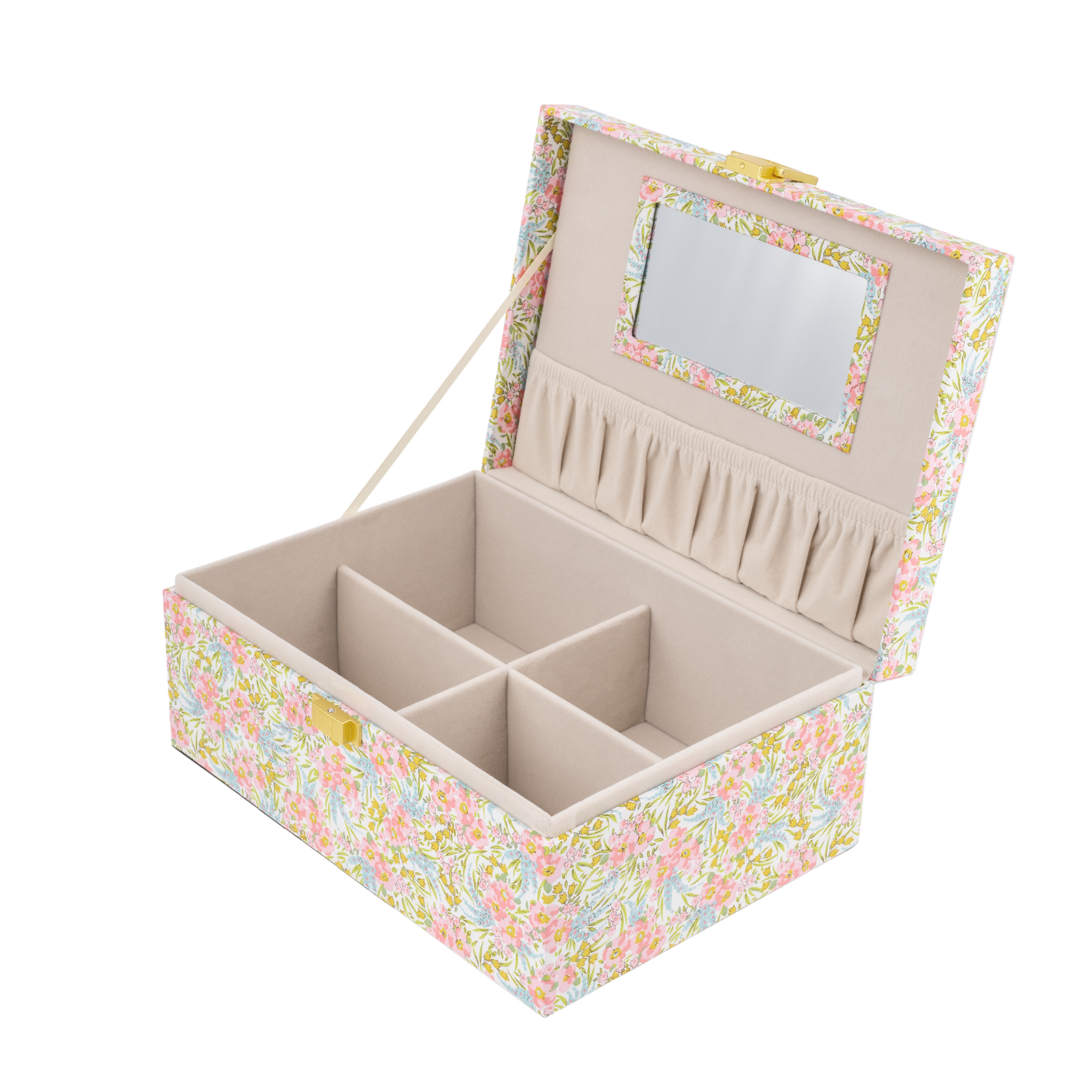 Liberty Large Jewelry Box, Swirling Petals Pink – Stovall