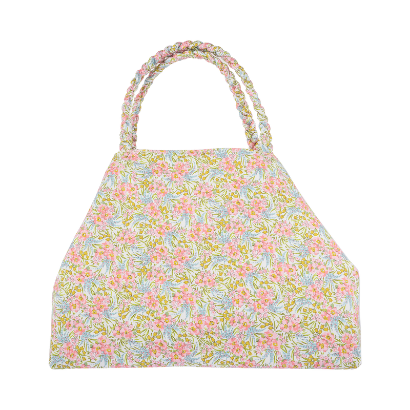 Liberty Shopper Tote, Swirling Petals Pink