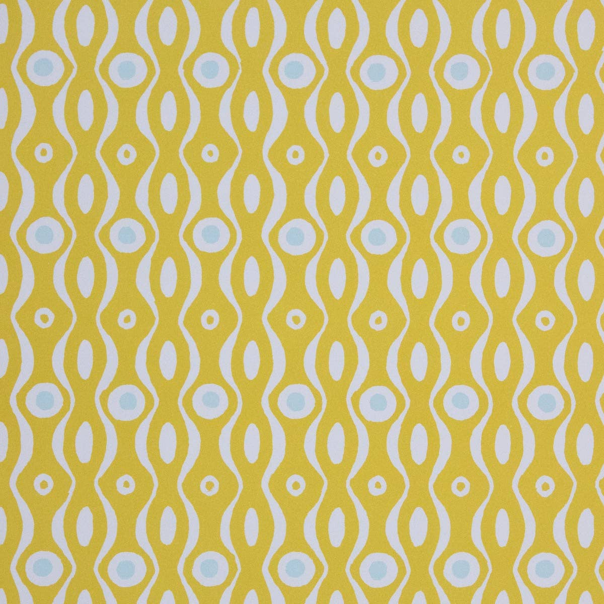 Patterned Paper Persephone Mustard and Turquoise Sheets (Set of 3)
