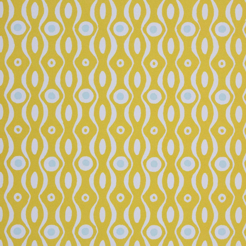 Patterned Paper Persephone Mustard and Turquoise