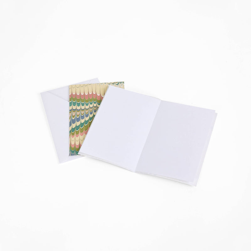 Marbled Greeting Card Set - Moss Mountain