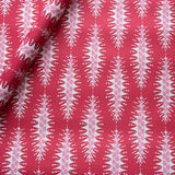 Patterned Paper Pine Cone Red and Pink
