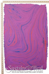 Fuschia Marble Sheet 144: Thin Text