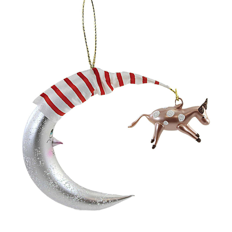 Cow Jumped Over the Moon Ornament