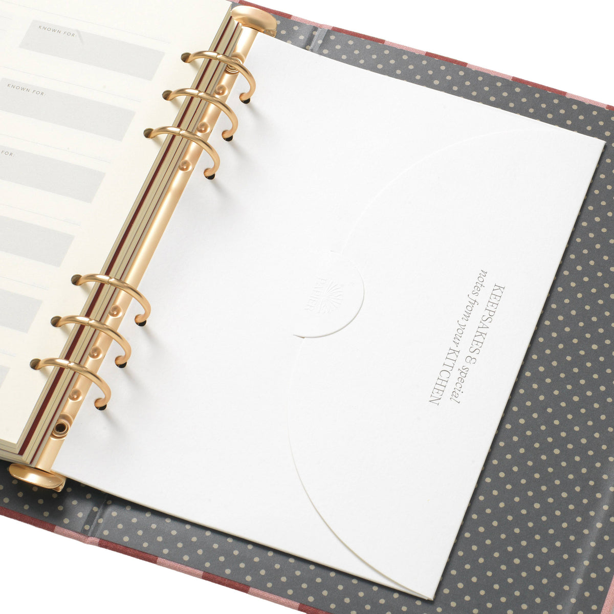 Keepsake Recipe Binder - Cabana Pink