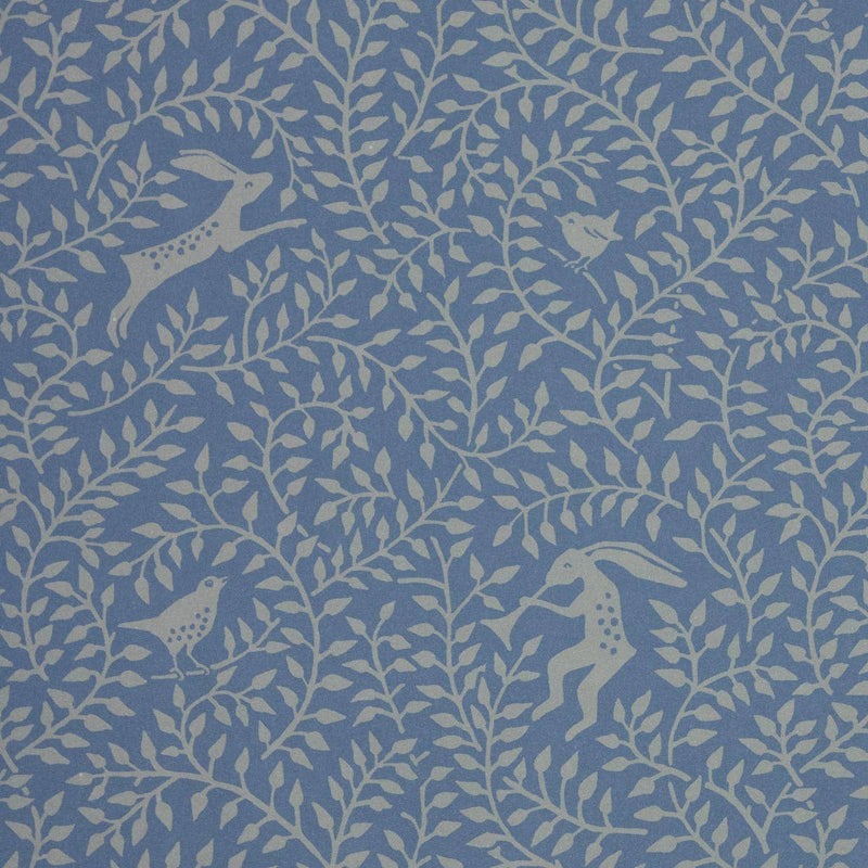 Patterned Paper Dancing Hare Blue