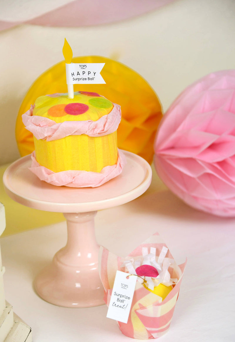 Deluxe Surprise Ball - Birthday Cake