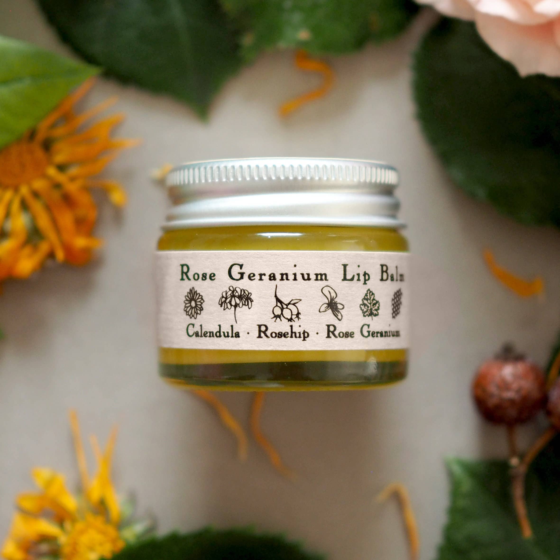 Rose Geranium Lip Balm