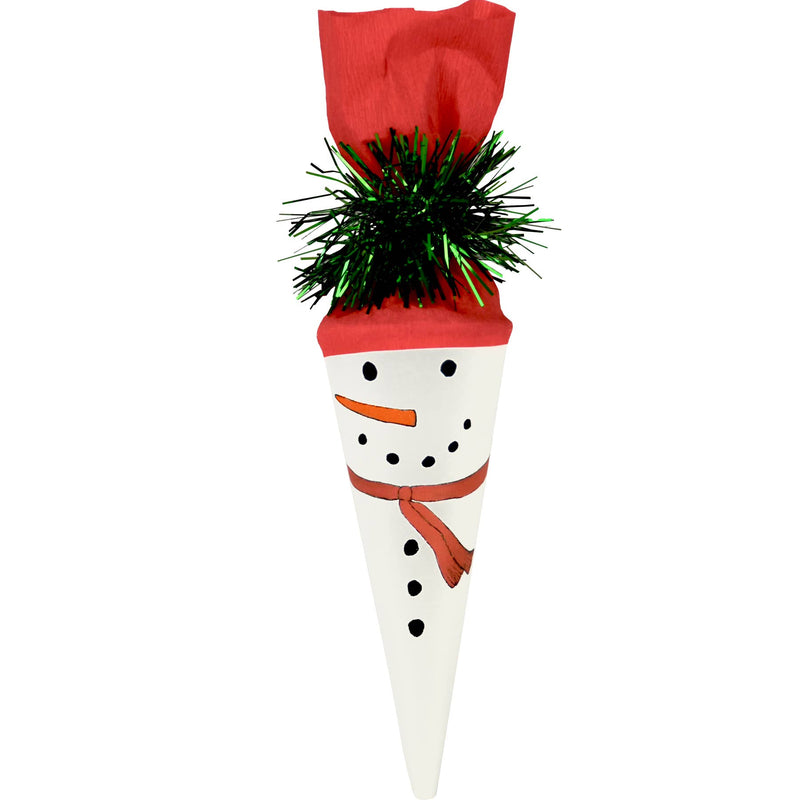 Snowman Surprise Cone