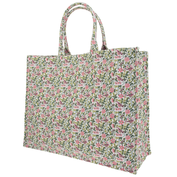 Liberty Book Tote, Strawberry Tree Green