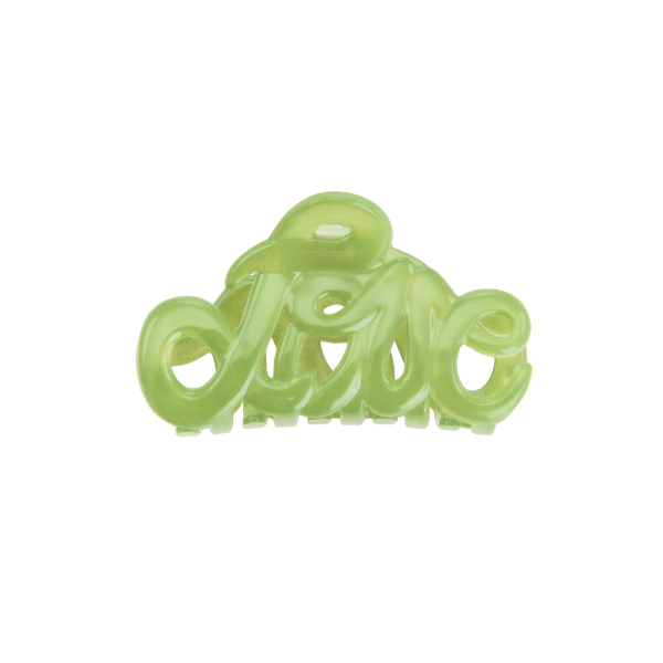 Summer Green Love Claw Clip, 5 cm