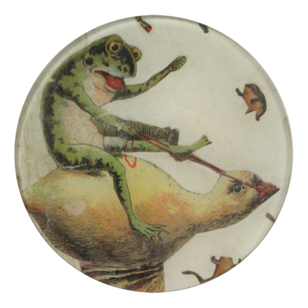 Riding Frog 5 1/4" Round Plate