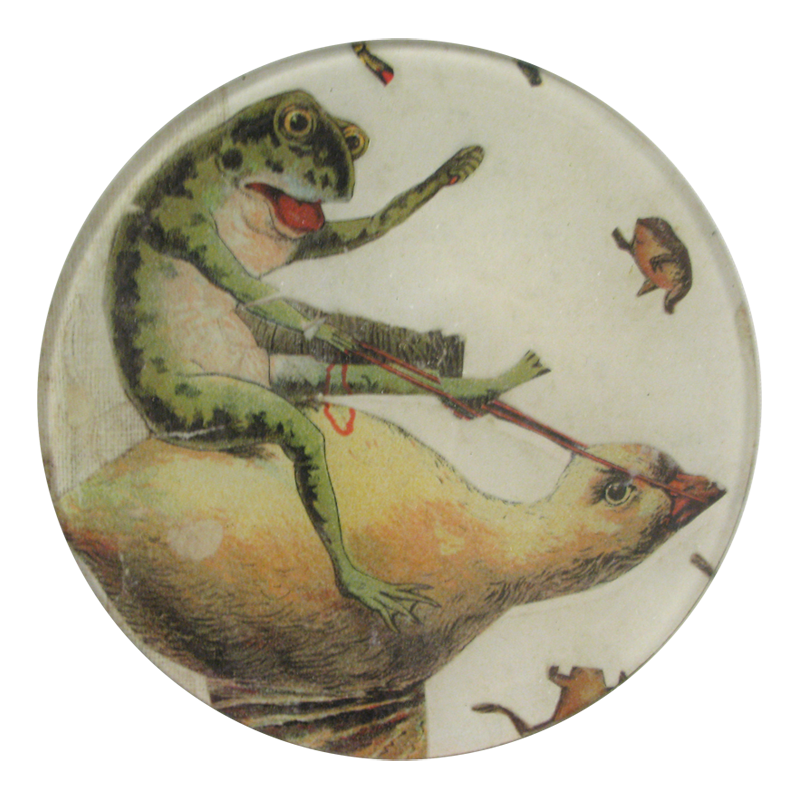 Riding Frog 5 1/4" Round Plate