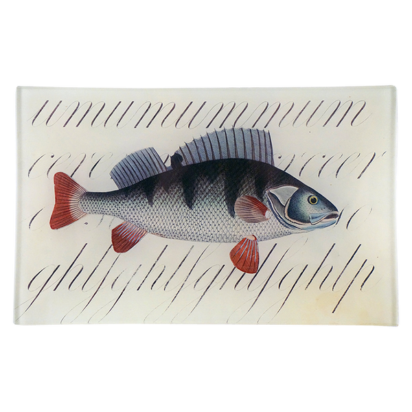 Fish with Script 5 x 8" Tray