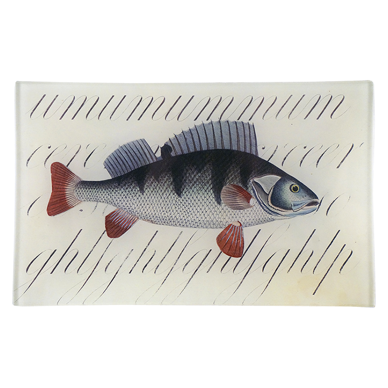 Fish with Script 5 x 8" Tray