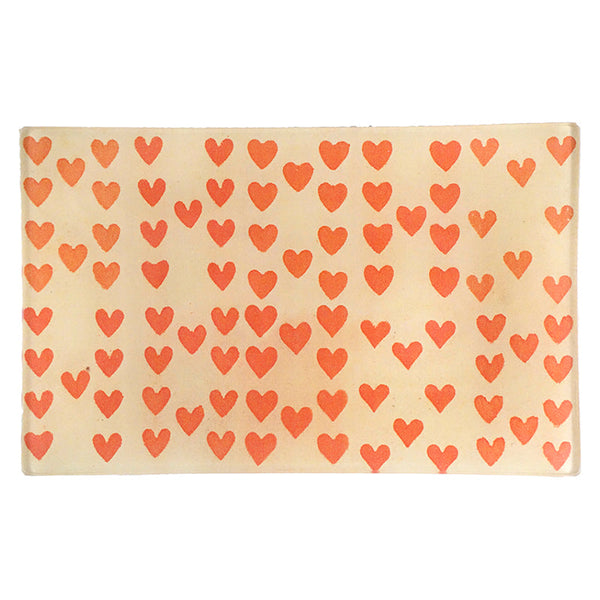 Heart Rows 5 x 8" Tray