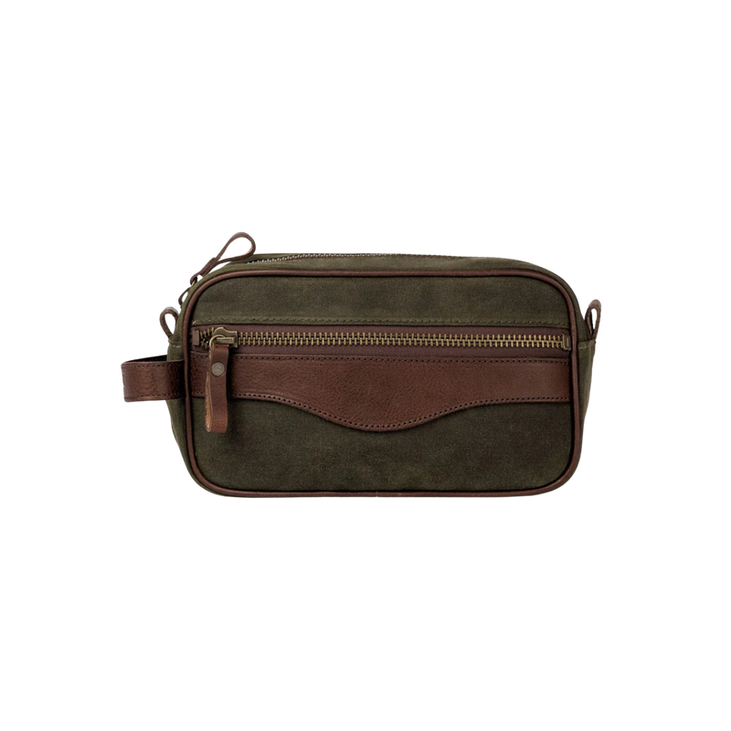 Waxed Canvas Toiletry Kit