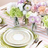 Baby Pink Striped Table Runners