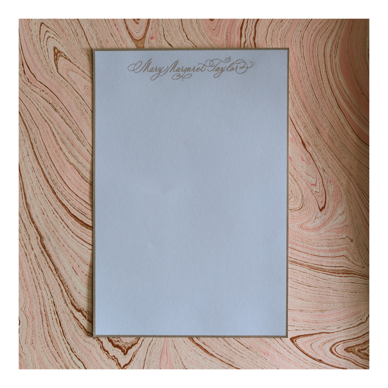 Taylor Calligraphy Sheet