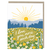 Glorious Sunrise Love Card