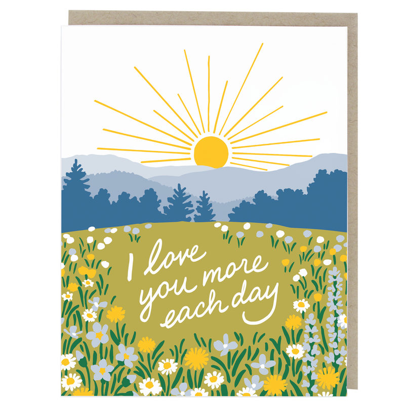 Glorious Sunrise Love Card