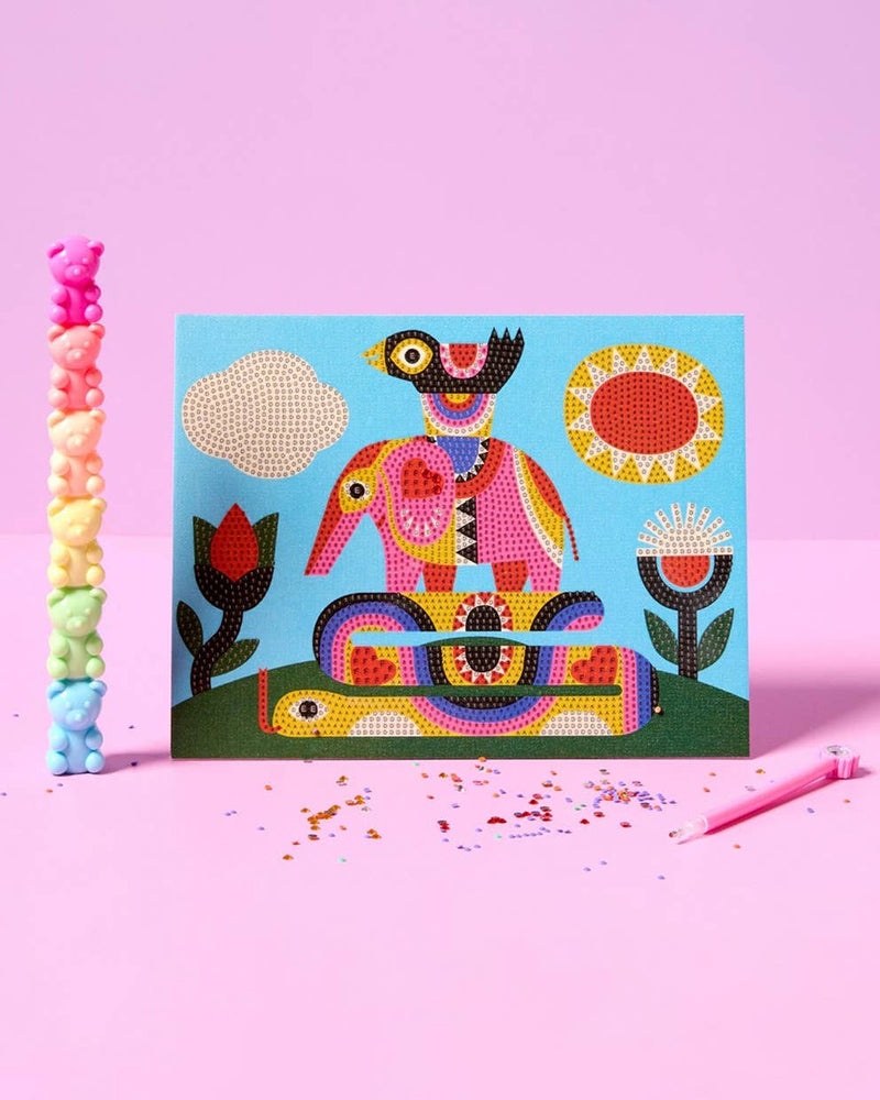 Animal Pyramid Diamond Art Kit