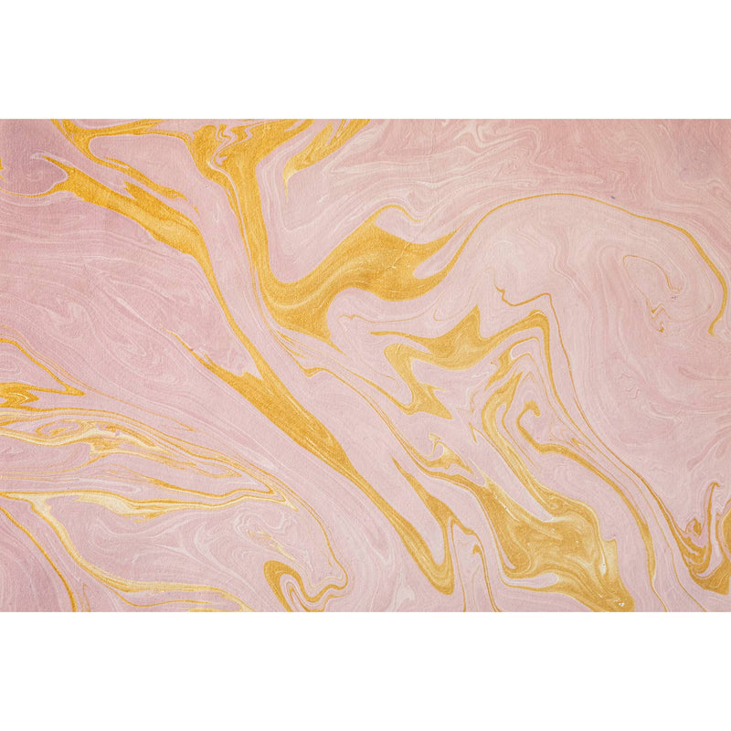 Pink & Gold Vein Marbled Paper Placemats