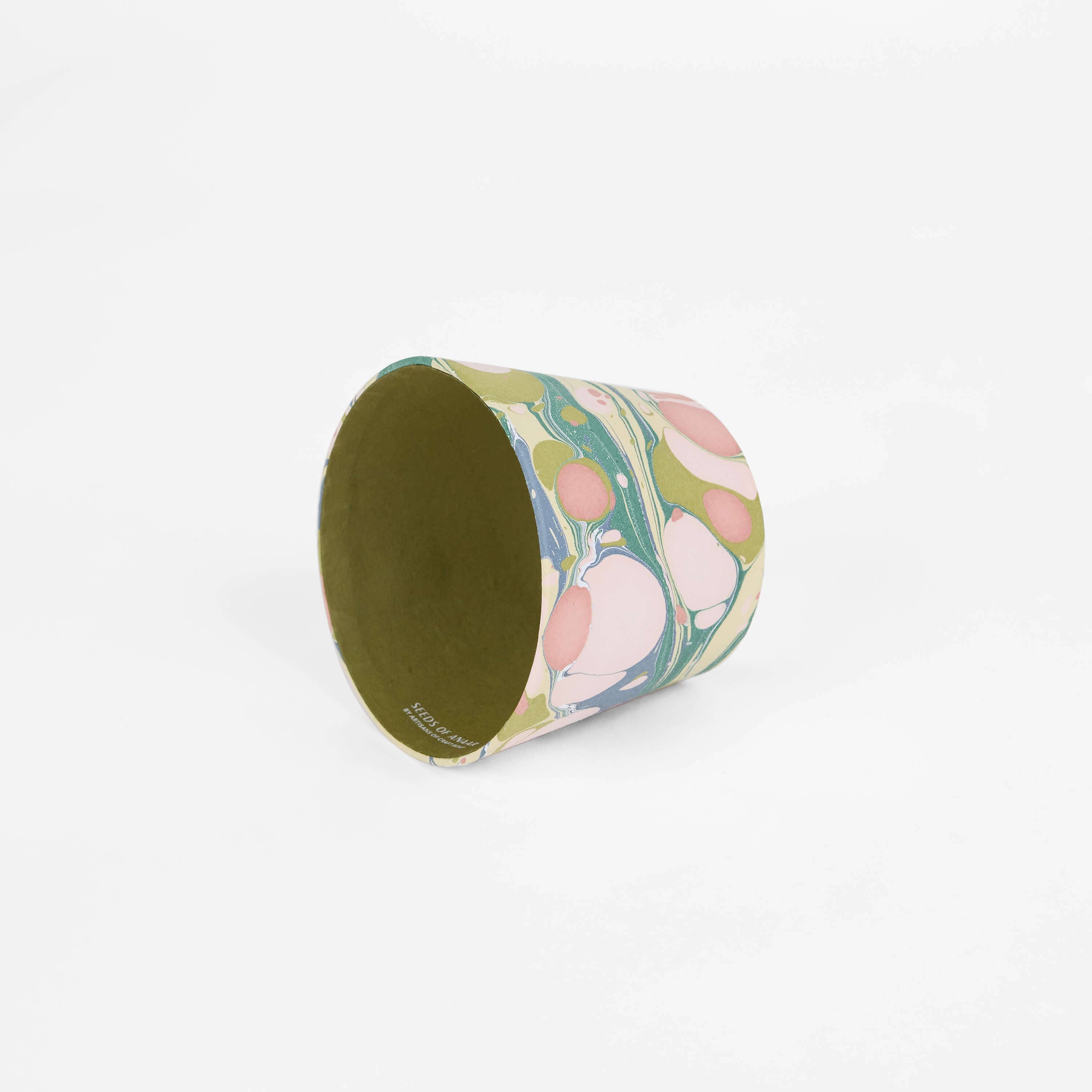 Moss Bubble - Marbled Lampshade