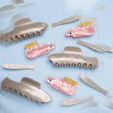 Shrimp Cocktail with Lemon Small Hair Claw Clip