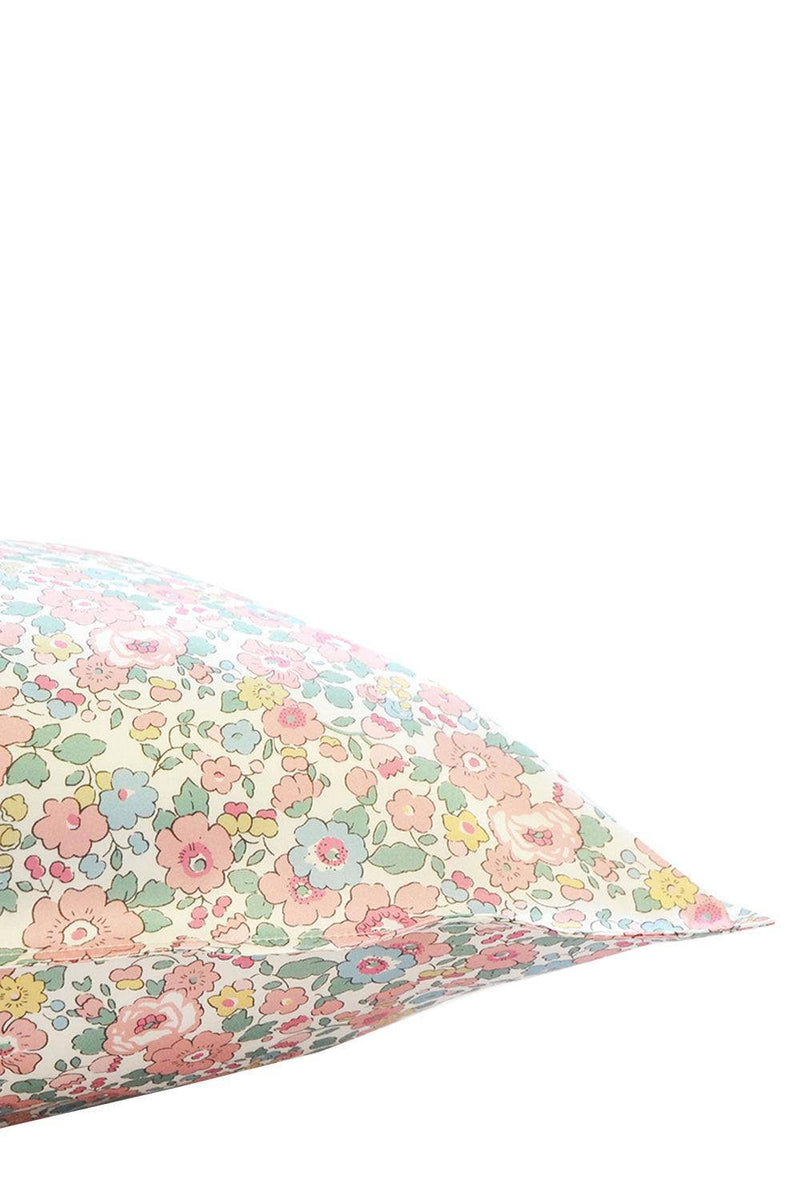 Silk Pillowcase made with Liberty Fabric BETSY CANDY FLOSS