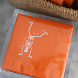 Spooky Skeleton Halloween Napkin